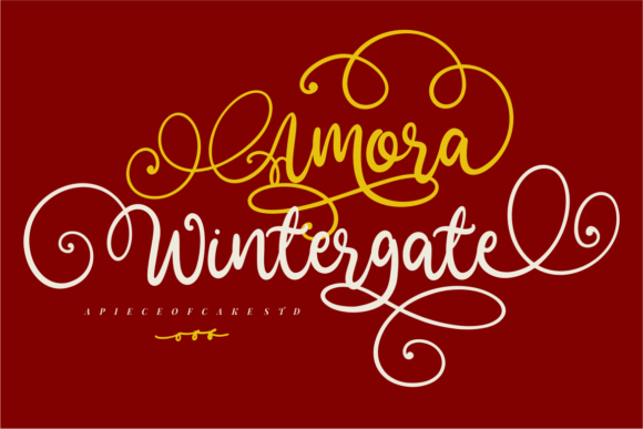 Amora Wintergate: A Stylish Script Font