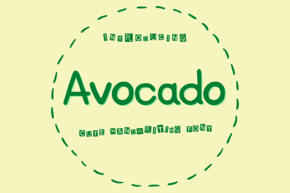 Avocado: A Handwriting Font for Business