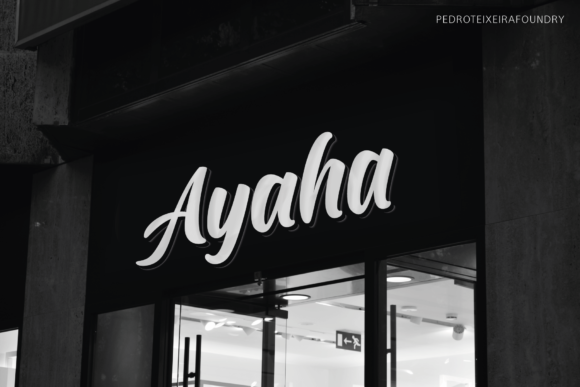 Ayaha: A Friendly Script Font