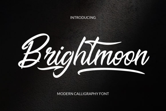 Brightmoon Font Review: A Sophisticated Script for Creative Branding
