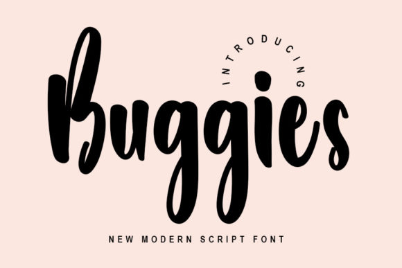 Buggies Font: Handwritten Elegance for Makers
