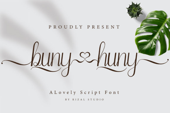 Buny Huny: A Handwritten Font for Personalized Design