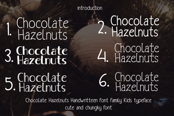 Chocolate Hazelnuts: A Font for Polished Branding