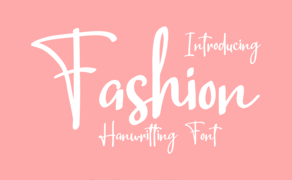 Fashion Font for Web Design