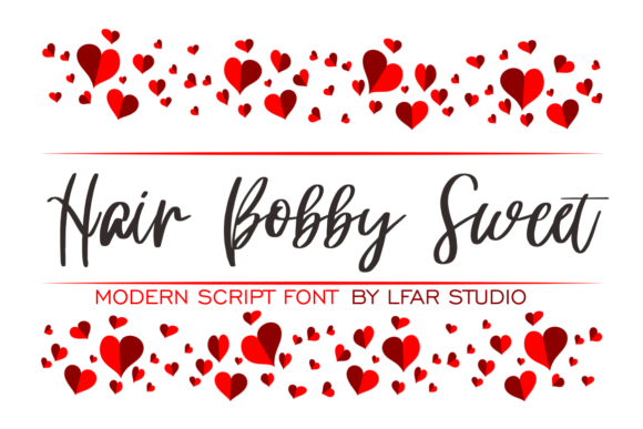Hair Bobby Sweet: A Cheerful Script Font for Creative Branding