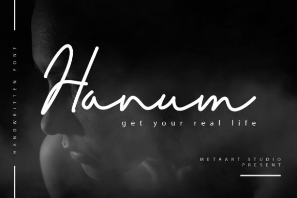 Hanum Typeface: A Sweet Script for Creative Makers