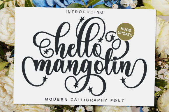 Hello Mangolin Update: A Luxurious Script Font for Web Design