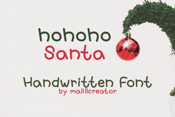 Hohoho Santa Font for Creative Campaigns