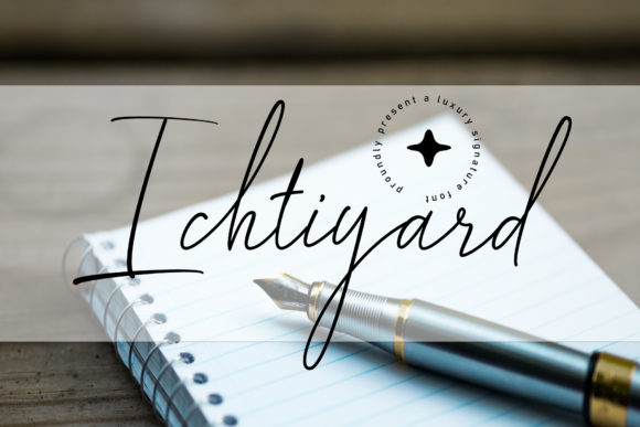 Ichtiyard: A Script Font for Real Design Work