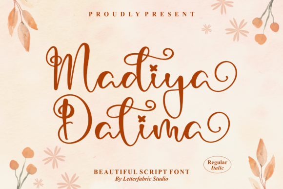 Madiya Dalima: A Script Font That Elevates Your Brand