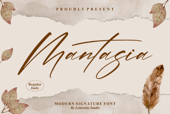 Mantasia Font: A Script for Strong Branding
