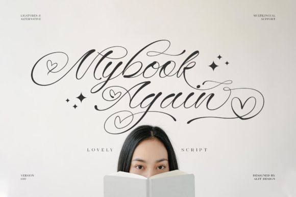 Mybook Again: A Script Font That Elevates Your Web Design