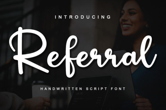 Referral Font: Elegant Script for Editorial Design