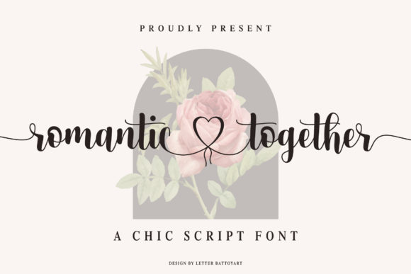 Romantic Together Font for Web Design
