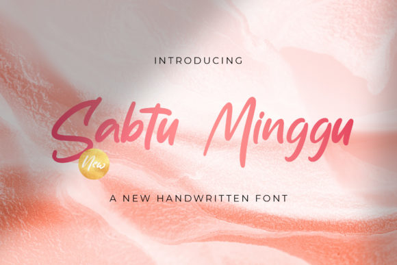 Sabtu Minggu: A Handwritten Typeface for Captivating Digital Campaigns