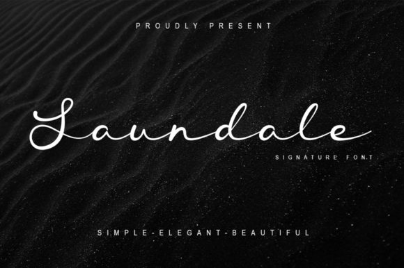 Saundale: A Luxurious Script Font