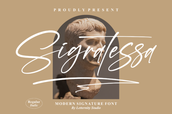 Sigratessa: A Script Font for Creative Campaigns