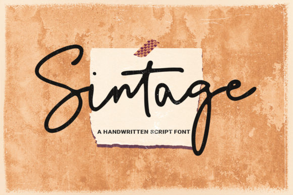 Sintage: A Vintage Script Font