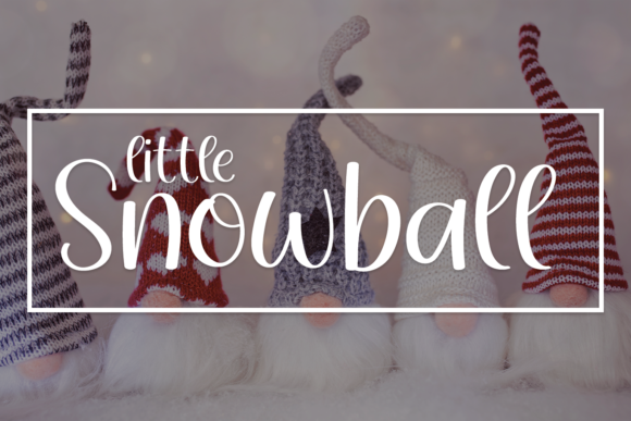 Snowball: A Graceful Script Font