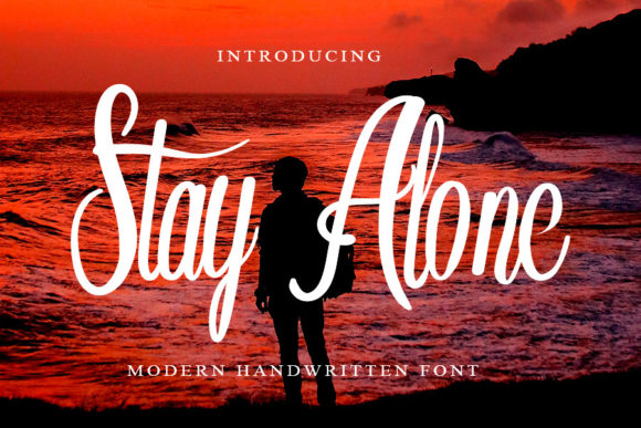 Stay Alone: A Handwritten Typeface That Elevates Brand Identity