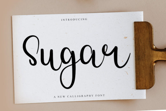 Sugar: A Stylish Handwritten Font
