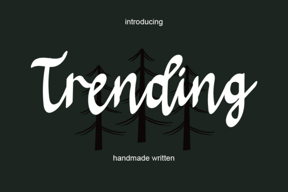 Trending: A Handwritten Font for Web Design